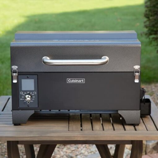 Cuisinart 8-in-1 Portable Wood Pellet Grill and Smoker, Compact for RV, Tailgates, Camping, and Backyard Cooking, Smoky Flavor, Versatile Meat Smoker - Image 11