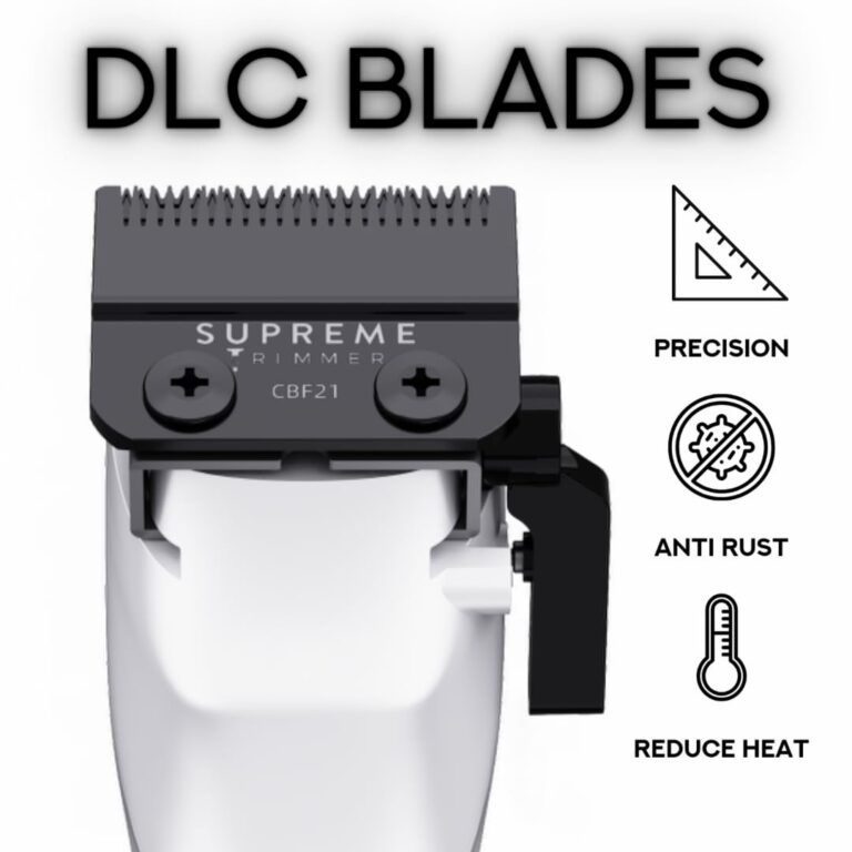 Supreme Trimmer Darkstar 72 Clipper with Magnetic Vector Motor | 180 Min Run Time, 9000 RPM Barber Hair Clipper | Low Noise, Professional Clipper DLC Blades | STC72 - Image 8