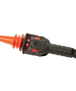 Klein Tools HVNCVT-1 Dual-Range Non-Contact High-Voltage Tester, Dual-Range, Audio/Visual Indicators, Water Resistant, With Case and Battery