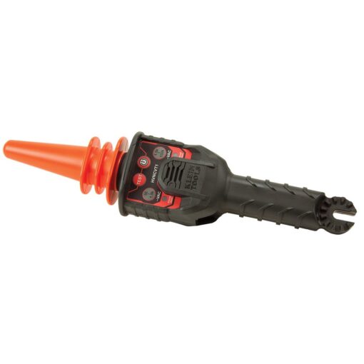 Klein Tools HVNCVT-1 Dual-Range Non-Contact High-Voltage Tester, Dual-Range, Audio/Visual Indicators, Water Resistant, With Case and Battery