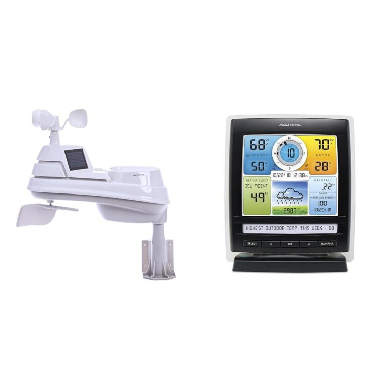 AcuRite Iris PRO+ 5-in-1 Weather Sensor with Add-On Display, Rain Gauge, Wind Speed and Direction, Temperature and Humidity