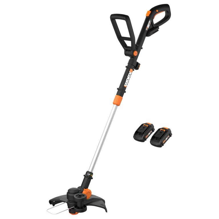 Worx String Trimmer/Edger/Lawn Mower 3-in-1 Grass Trimmer GT Revolution 20V 12" (2 Batteries & Charger Included) WG170 and WORX WA0047 4-Pack String Trimmer Replacement Line, Orange - Image 7