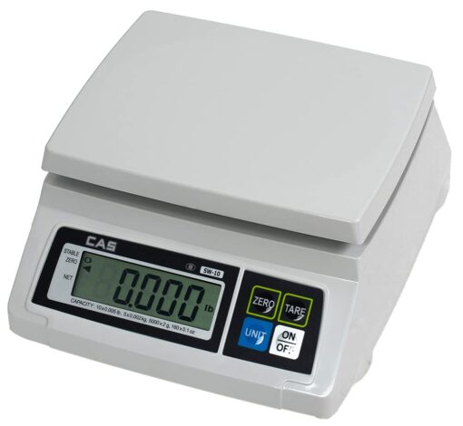 SW Series Electronic Price Computing Scale with Stainless Steel Platter for Accurate Weighing - Ideal for Restaurants, Bakeries, Farmer Markets (Available in 4 Capacities & 4 Weight Modes)