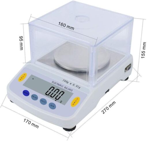 500g/0.01g Digital Kitchen Scale Experimental Scale Electronic Analysis Precision Digital Electronic Scale Household Use - Image 7