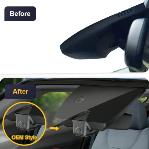 Fitcamx Front 4K+Rear 180P Dash Cam Suitable for Kia NIRO 2017-2022 & NIRO EV 2019-2022 FE Touring EX Premium LX S EX (G5000), OEM Look, Dual Loop Recording WiFi, G-Sensor, Easy to Use, 128GB Card - Image 6