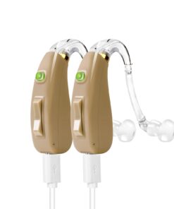 Banglijian Hearing Aid Rechargeable Ziv-201 Digital Noise Reduction and Feedback Cancellation Small Size (Two Units)