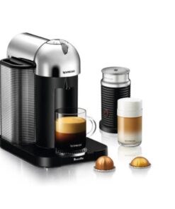 Nespresso BNV250CRO1BUC1 Vertuo Coffee and Espresso Machine, Chrome