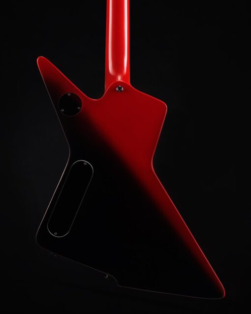 WestCreek Revenge Solid Body Electric Guitar, Heavy Metal Guitar, Right Handed, Heavy Metal Pickups, Rounded End Jumbo Frets, Bone nut, Rosewood Fretboard, Mahogany Body（Gradient Red） - Image 4