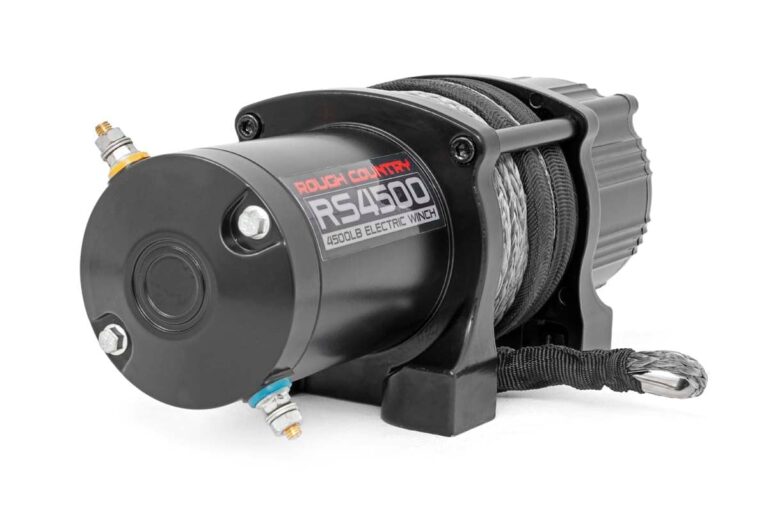 Rough Country 4,500LB UTV Electric Winch | 1.4HP | Synthetic Rope - RS4500SA - Image 6
