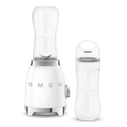 SMEG 50's Retro Style Personal Blender with Backlit Knob and Two BPA 600 ML Free bottles PBF01WHUS - Image 4