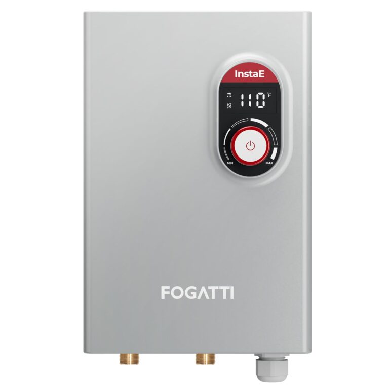FOGATTI Tankless Water Heater Electric, Up to 3.3 GPM, 14kW 240V On-Demand Instant Endless Water Heater, ETL Certified, 2-3 Point of Use Hot Water
