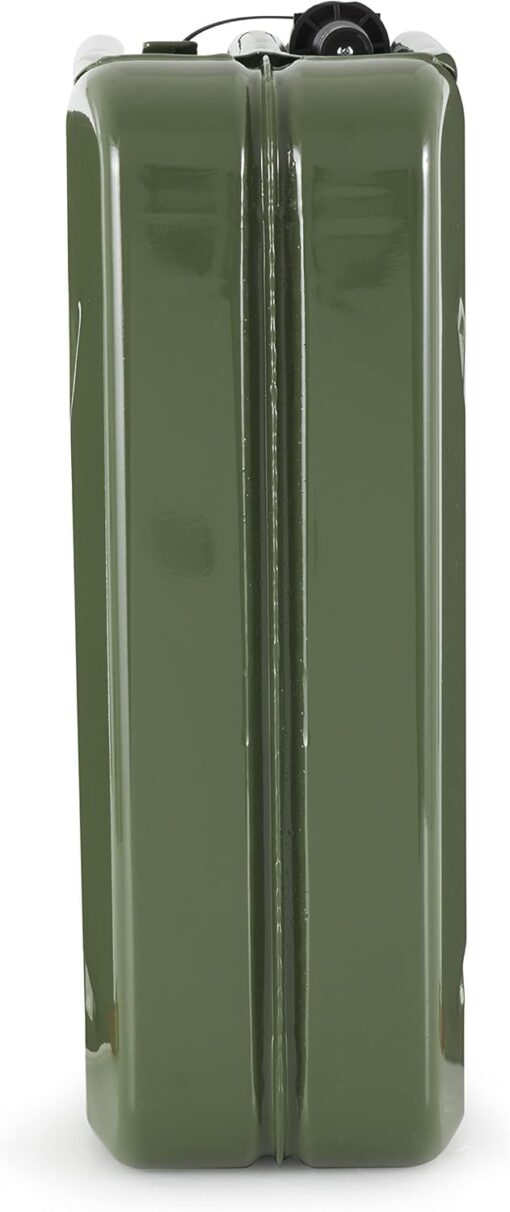 Wavian 5.3 Gallon 20 Liter Authentic CARB Fuel Jerry Can w/Spout, Wavian USA Authentic NATO Jerry Can and Spout System - Rust-Proof, Green, 5 Gallon Gas Cans for Gasoline, Pack of 2 - Image 7