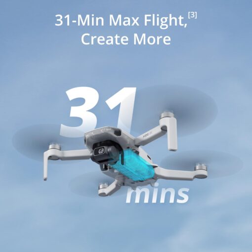 DJI Mini 4K, Drone with 4K UHD Camera for Adults, Under 249 g, 3-Axis Gimbal Stabilization, 10km Video Transmission, Auto Return, Wind Resistance, 1 Battery for 31-Min Max Flight Time, Intelligent Flight - Image 4