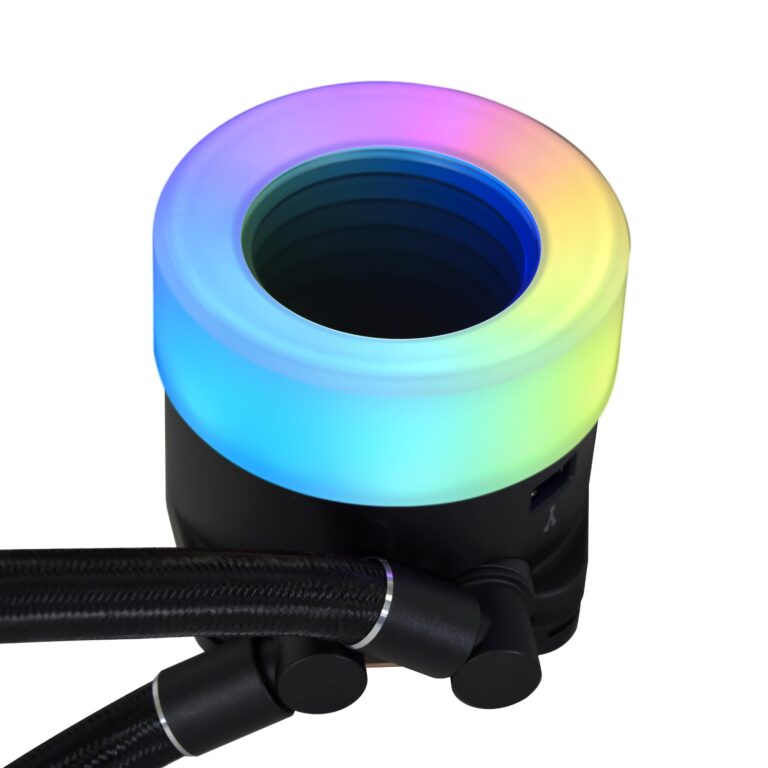 Lian Li GA2T36INB Galahad II Trinity 360 AIO CPU Liquid Cooler 360mm & SL Infinity 120 Reverse Blade Black Single Pack & UNI Fan SL-Infinity 120 RGB Triple Pack Black with Controller - UF-SLIN120-3B - Image 6