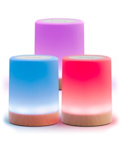 LuvLink Friendship Lamp v2.0 - Extended WiFi Range - Simple Bluetooth Setup (Set of Three)