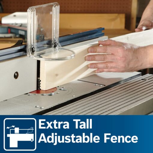 BOSCH RA1181 Benchtop Router Table 27 in. x 18 in. Aluminum Top with 2-1/2 in. Vacuum Hose Port - Image 8