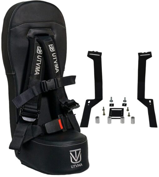 UTVMA Bump Seat Compatible With Can Am X3 - Easy Install | UTV Jump Seat | Bump Seat for Kids - Harness & All Mounting Hardware Included, Front or Rear Use | All Models of X3 | (2017-2025) - Image 4