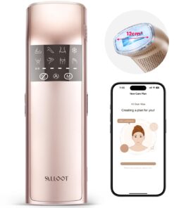 Professional IPL Laser Hair Removal, Super Fast TRIPLE-Pulse, 12 cm² Large Painless Sapphire 37 °F Ice-Cooling Contact, Permanent Hair Removal Device for Women and Men Home, Smart AI, Trinity iGlow 10