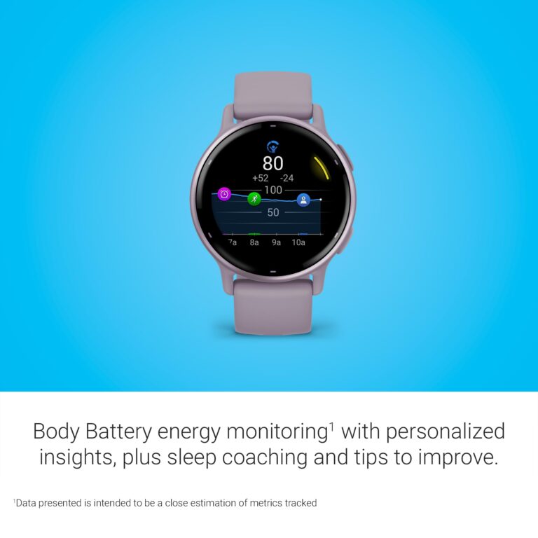 Garmin vívoactive 5, Health and Fitness GPS Smartwatch, AMOLED Display, Up to 11 Days of Battery, Orchid - Image 4