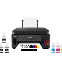 Canon PIXMA G6020 All-in-One Supertank Wireless (Megatank) Printer, Copier and Scan with Mobile Printing, Black, Works with Alexa