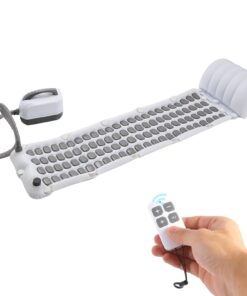 Crossing King Portable Spa Bubble Bath Massager - Bubble Bath Mat Tub Spa Massager with Upgraded Powerful Suction Cup, Electric Air Pump, Pillow and Remote Control for Ultimate Relaxation, Large Size