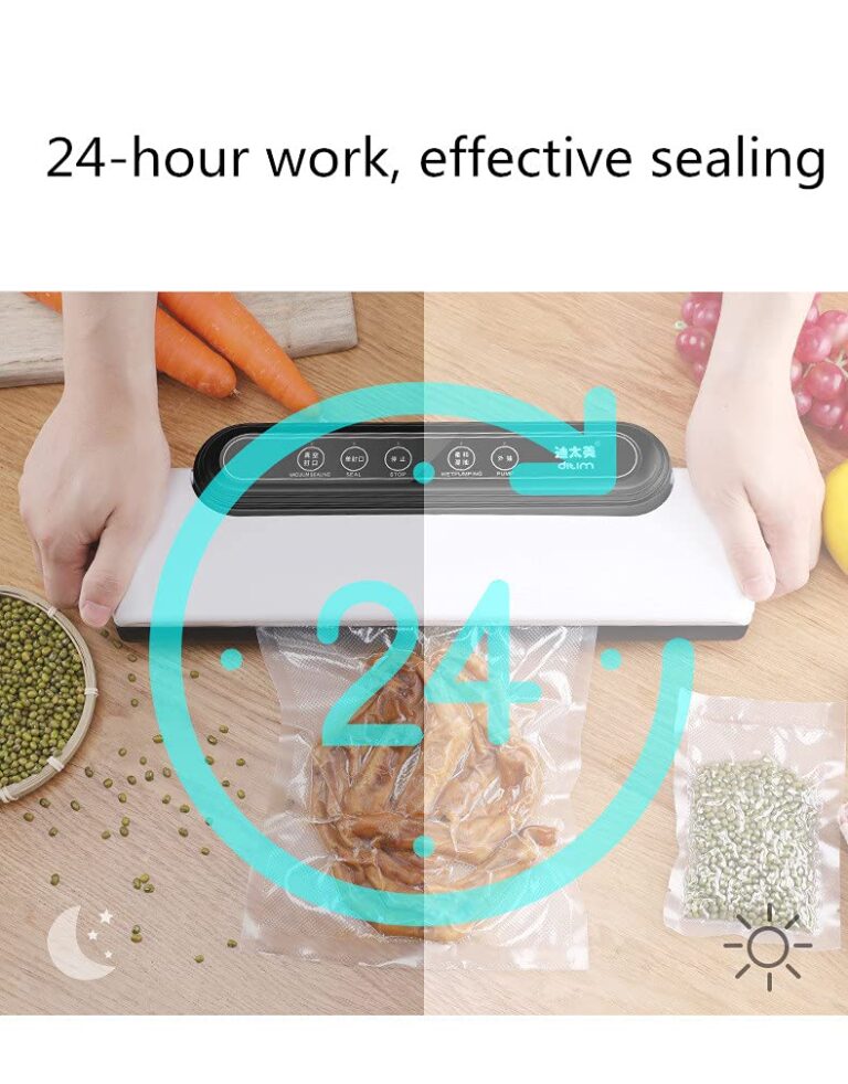 Portable Kitchen Preservation, Multi-functional Food Vacuum Sealer, Automatic Food Sealer Or Wet And Dry Dual-use, 10 Food Bags, 39x13.5x6cm - Image 4