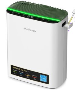 Jafända HEPA Air Purifier for Bedroom, Allergen Air Cleaners for Home Large Room up to 1226ft², Mold Air Purifiers for Home, True HEPA Air Filter Removes 99.97% Pet Dander/Hair, Pollen Dust Smoke&VOCs