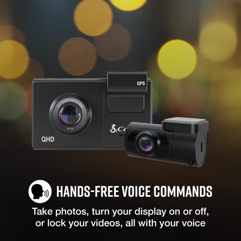 Cobra Smart Dash Cam + Rear Cam (SC 200D) – QHD+ 1600P Resolution, Built-in Wi-Fi & GPS, Voice Commands, Live Police Alerts, Incident Reports, Emergency Mayday, Drive Smarter App, 16GB SD Card Incl. - Image 3