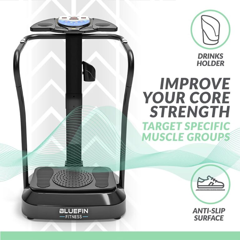 Bluefin Fitness Vibration Plate | Pro Model | Upgraded Design with Silent Motors | Comes with Built in Speakers - Image 6