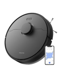 DREAME D9 Max Gen 2 Robot Vacuum and Mop Combo, LDS Navigation, 6000Pa Strong Suction Power, 240mins Runtime, 2-in-1 Sweep and Mop, WiFi, APP, Voice Control