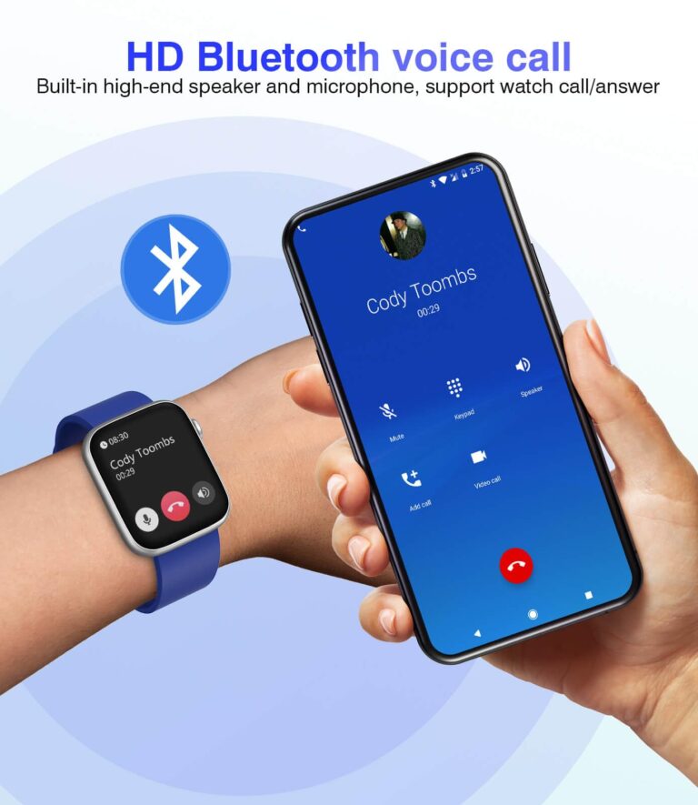 EarlySincere Smart Watches for Men Women(Answer/Make Call), 1.9'' HD Full Touch Screen Fitness Tracker, IP67 Waterproof Smartwatch with Heart Rate, Blood Oxygen for Android and iPhone - Image 8