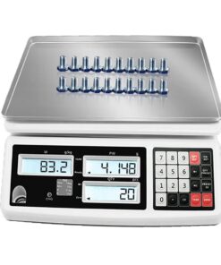 JAJKAFCL 30kg/1g Digital Precision Accurate Electronic Scale Laboratory LCD Display Balance Weighting and Counting Scale Scientific/Industrial/Gold Scales Balance(5kg/0.1g)