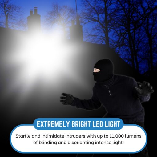 STARTLE 360 LED Military Grade Security Light | Outdoor Motion Detection Home Security Flood Light | Brightest LED Security Floodlight Motion Sensor Light |Security Motion Detector Anti-Theft Light | - Image 8