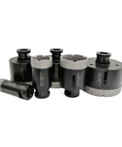 SHDIATOOL 6PCS Diamond Core Drill Bits Set for Porcelain Tile Granite Marble Stone Brick Vacuum Brazed Hole Saws 25 38 51 65 76 89mm