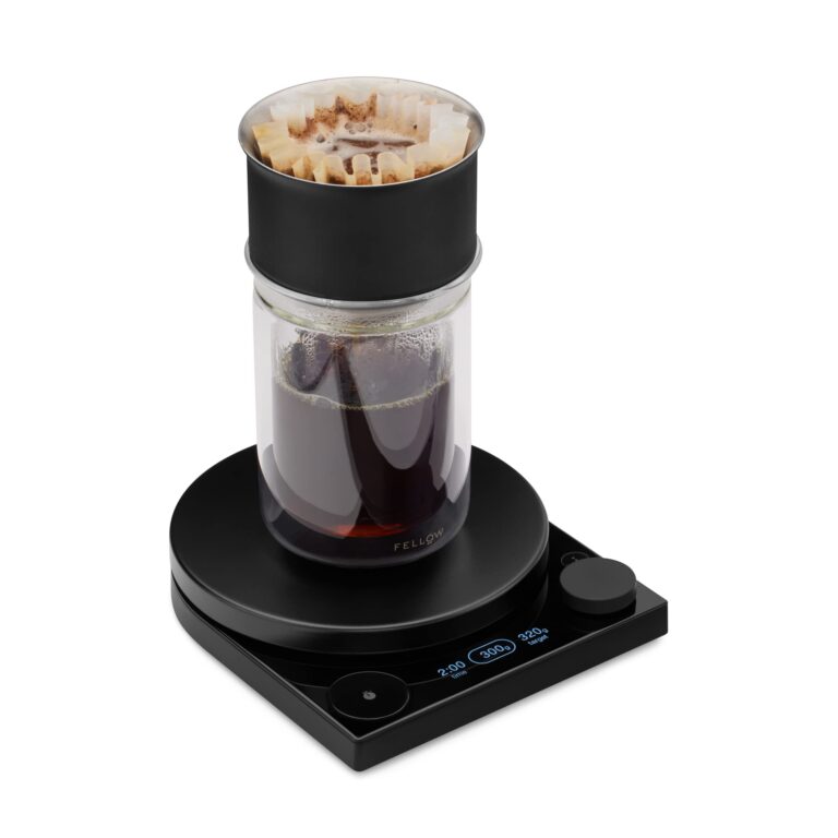 Fellow Tally Pro Studio Digital Coffee Scale - Precision Scale with Glass Top - Digital Kitchen Scale for Coffee & Small Goods up to 5 lbs - Measures in g, oz, lbs, & mm - Matte Black - Image 3