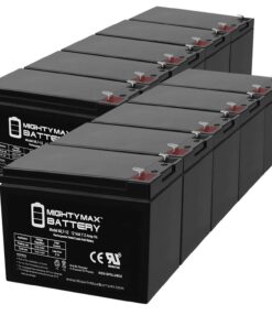 Mighty Max Battery ML7-12 - 12 Volt 7.2 AH SLA Battery - Pack of 10
