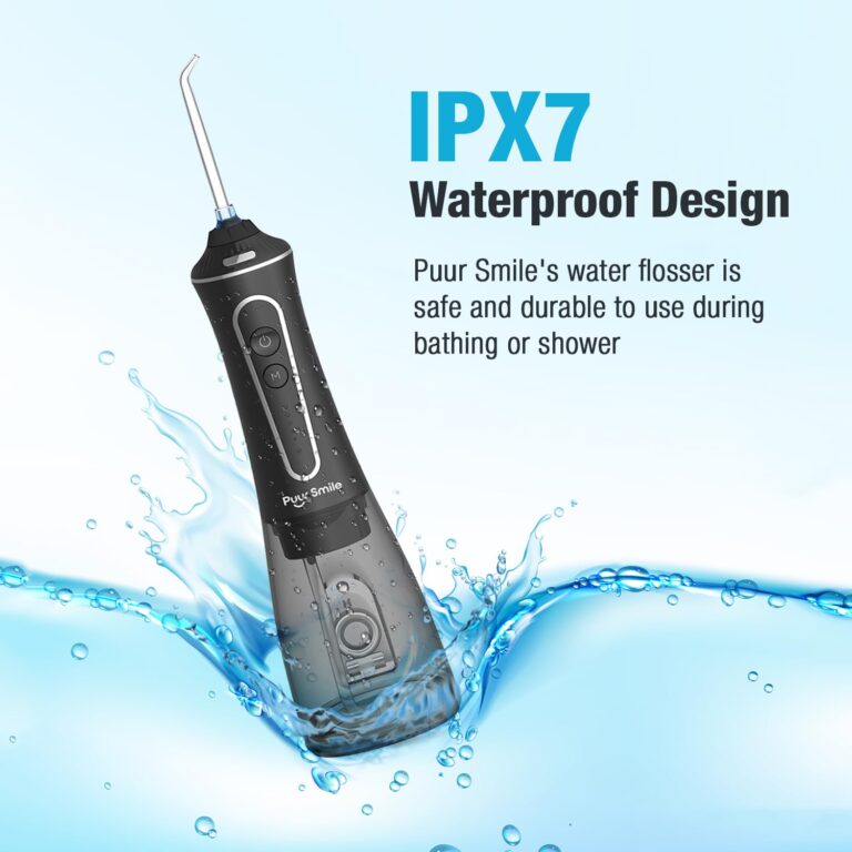 Professional Water Flosser - Advanced Dental Care for a Healthier Mouth, Gum, and Teeth - IPX7 Waterproof Oral Irrigator | 7 Replacement Tips, Travel-Friendly, Rechargeable - Oral Hygiene (2 Pack) - Image 3