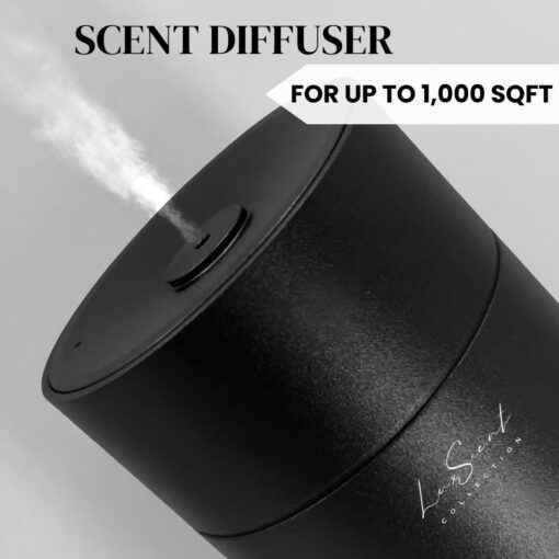 Aroma Scent Diffuser Starter Kit for Up to 1000SQ. FT. Coverage - 500ML Waterless Essential Oil Scent Included - Luxury Aroma Diffuser Ideal for Home, Office & Hotel (Black, My Way) - Image 9