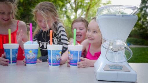 SNOWIE - Little Snowie Max Snow Cone Machine - Premium Shaved Ice Maker, with Powder Sticks Syrup Mix, 6-Stick Kit, Black - Image 4