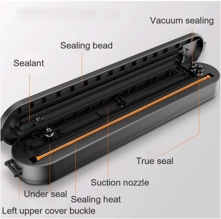 MIXIA Sous Vide alimentaire professionnelle Mini Automatic Vacuum Sealer, Food Vacuum Sealer Machine with 10 pcs Free Storage Bags Vacuum Food Sealers Vacuum Packing Machine for Food (Black) - Image 6
