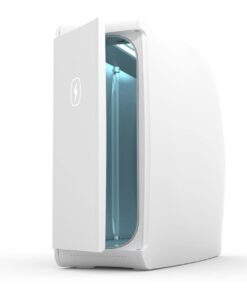 PhoneSoap XL (HomeSoap) UV Llight Sanitizer | 360° UV Sanitizing Box & Charger | Large Capacity | Sanitizes Tablets, Baby Bottles, Remotes, Toys & More (White)