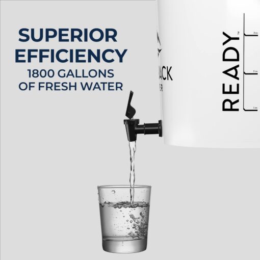 Outback Emergency Drinking Water Filter System - Gravity Fed Bucket Water Filtration for Survival, Off-Grid, Disaster Preparedness, Travel, & Camping, Bug Out Kit, Up to 24 Gallons a Day - Image 7