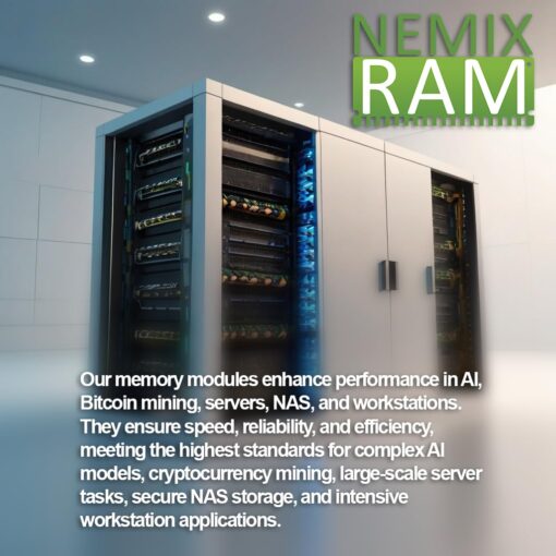 NEMIX RAM 128GB (4X32GB) DDR4 3200MHZ PC4-25600 2Rx8 1.2V CL22 288-PIN ECC Unbuffered UDIMM KIT Compatible with Dell PowerEdge R350 Rack Server - Image 5