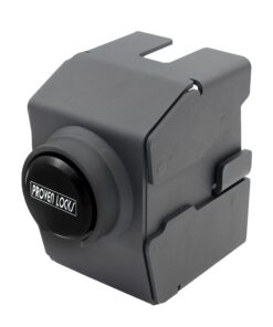 Proven Industries Model 2178-A Trailer Lock, Fits 2-Inch Yoke-Latch Trailer Couplers, Secures Safety Chains, Made in The USA, (Black)
