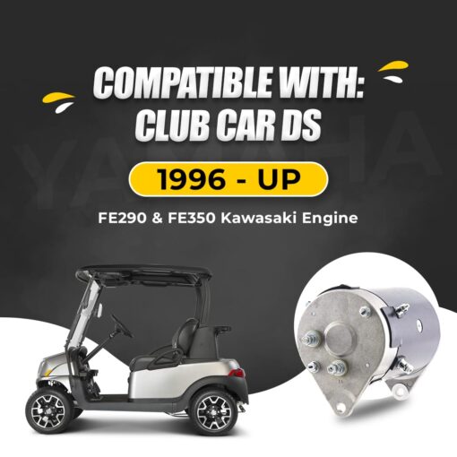 23A 12V Starter Generator for Club Car DS FE290 FE350 1996-up Golf Cart |Club CAR Precedent 2004-up | 1-Yr Warranty || 1018337-01 101833701CC 15404 G096503 GHI0001 308-102 SG806 34175101 420-46001 - Image 7