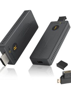 Wireless HDMI Transmitter and Receiver 4K, FAIRBEE Wireless HDMI Extender Kit, True 4K, Plug and Play, Support 16TX to 1RX, Streaming Video/Audio from Laptop/PC/Camera to HDTV/Projector/Monitor