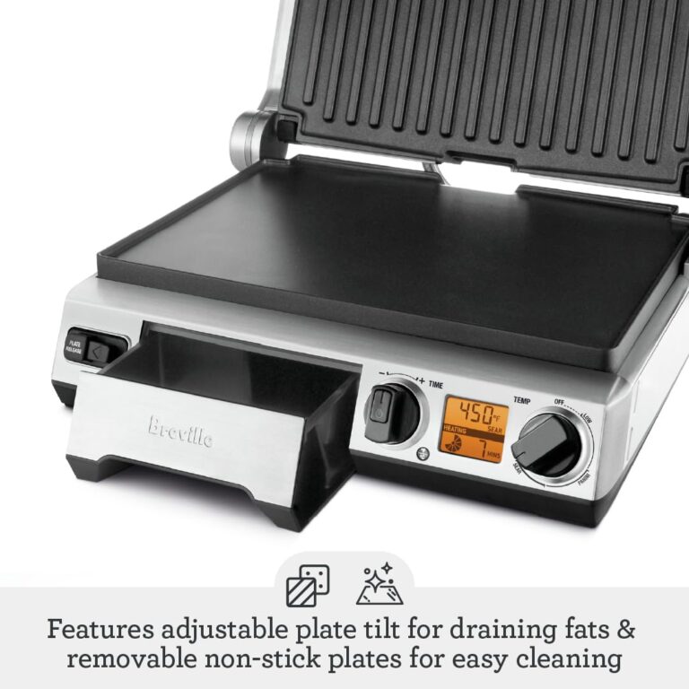 Breville BGR820XL Smart Grill, Brushed Stainless Steel - Image 3