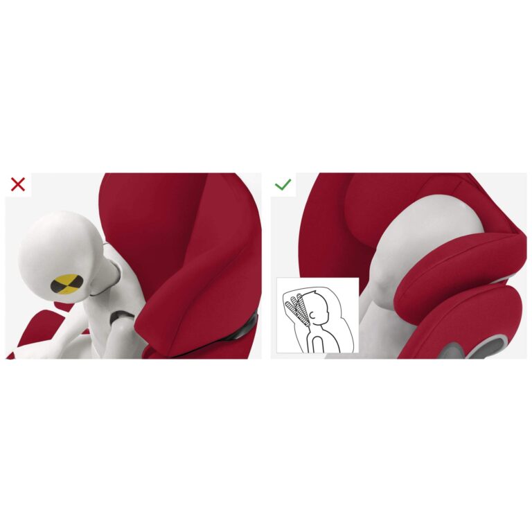 CYBEX Solution B2 fix+ Lux High Back Booster Seat, Lightweight Booster Seat, Secure Latch Installation, Linear Side Impact Protection, Reclining 12-Position Height Adjustable Headrest, Dynamic Red - Image 9