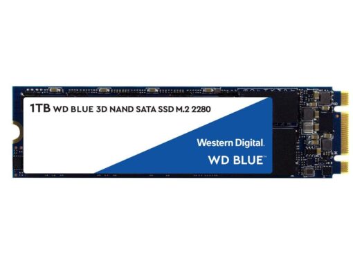 Western Digital 2TB WD Blue 3D NAND Internal PC SSD - SATA III 6 Gb/s, M.2 2280, Up to 560 MB/s - WDS200T2B0B