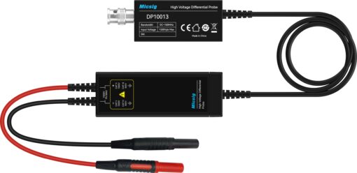 Micsig DP10013 High Voltage Differential Probe 1300V 100MHz 3.5ns Rise Time 50X/500X Attenuation - Image 7